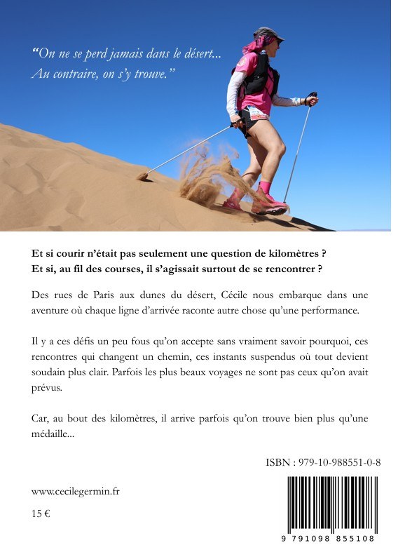 Quatrième de couverture de Courir plus loin que soi.